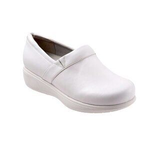 SoftWalk® Meredith Sport Nursing Working White Clog Women's Size 6W New in Box